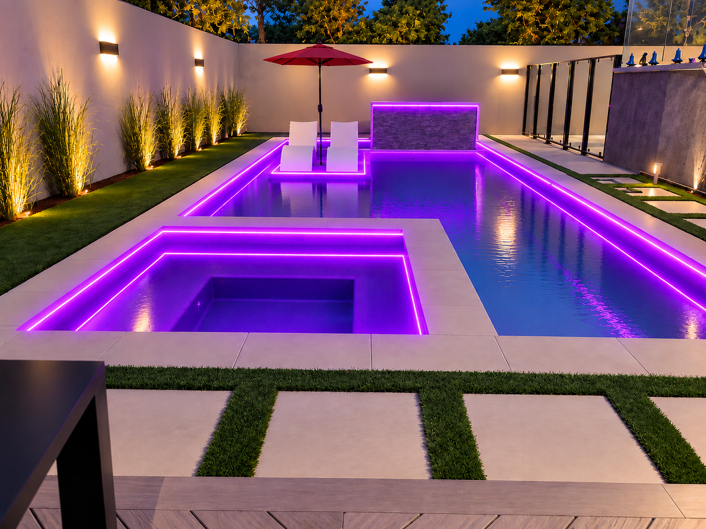 POOL LED STRIP INSTALLATION CULVER CITY